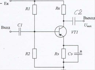 Курсовая работа по теме Расчет усилительного резистивного каскада на биполярных транзисторах